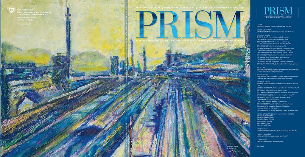 PRISM 2018; New York Yeshivat university; An Interdisciplinary Journal for Holocaust Educators. First cover
